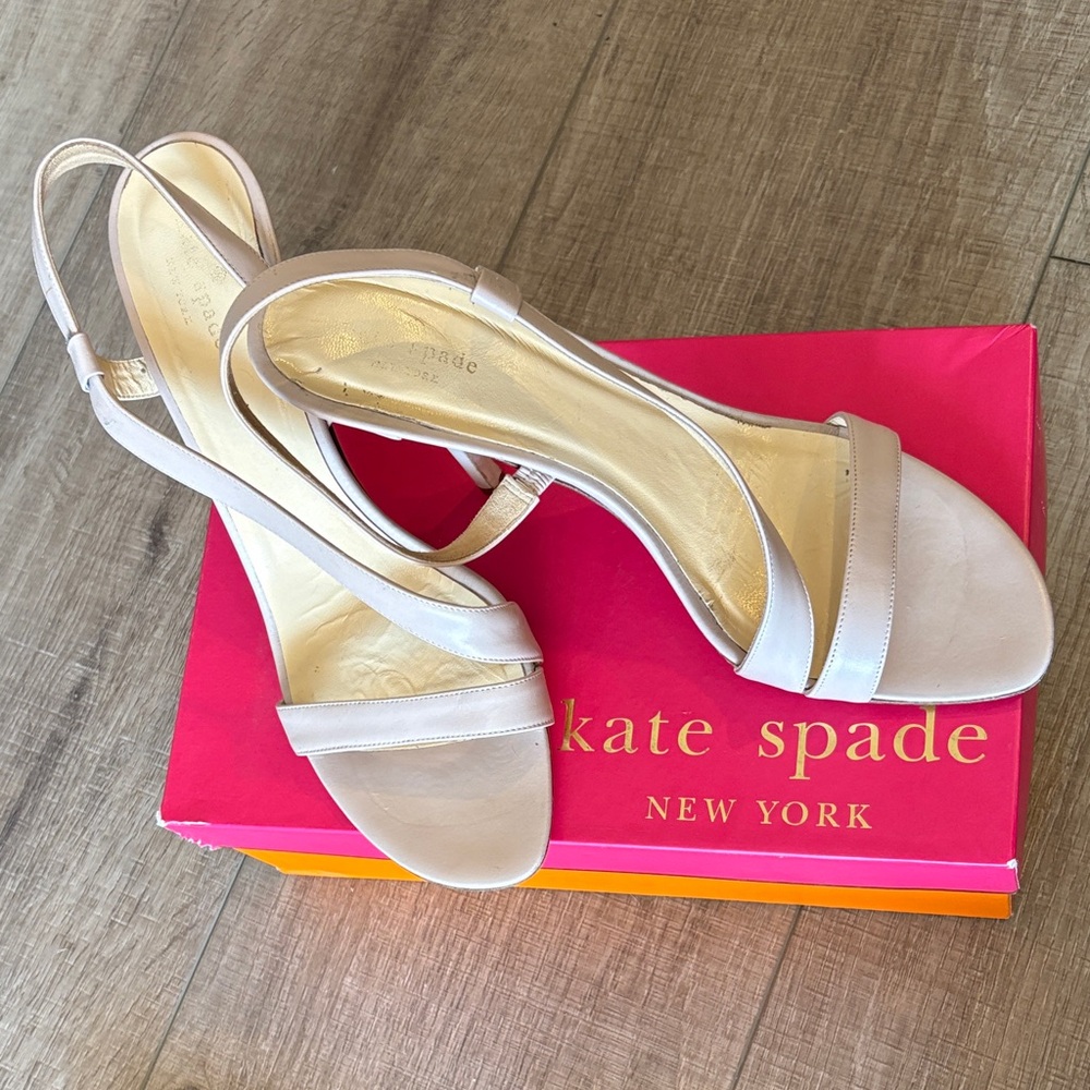 kate spade Women's Blush Slingback Heels